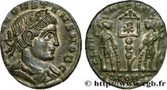 CONSTANS (25/12/333-18/01/350) Flavius Julius Constans César (25/12/333-9/09/337) Centenionalis ou nummus 336 N° brm_210146 Date : 336 Nom de l'atelier : Arles Métal : cuivre Diamètre : 16,50mm Axe de