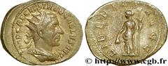 TREBONIEN GALLE (06/251-06/253) Caius Vibius Trebonianus Gallus Antoninien fin 251 - mi 252 N° brm_210685 Date : fin 251 - mi 252 Nom de l'atelier : Rome Métal : billon Diamètre : 20,5mm Axe des coins