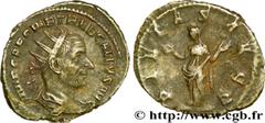 TREBONIEN GALLE (06/251-06/253) Caius Vibius Trebonianus Gallus Antoninien 251-252 N° brm_210687 Date : 251-252 Nom de l'atelier : Rome Métal : billon Diamètre : 21mm Axe des coins : 12h. Poids : 2,52
