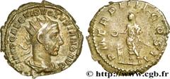 VOLUSIEN (06/251-06/253) Caius Vibius Afinius Gallus Vendumnianus Volusianus Auguste (11/251-05/253) Antoninien 253 N° brm_210700 Date : 253 Nom de l'atelier : Rome Métal : billon Diamètre : 21mm Axe 