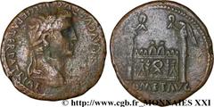 LVGDVNVM - LYON - AUGUSTE(27 avant J.-C. - 14 après J.-C.) As à l'autel de Lyon, (MB, ئ 27) N° v21_2309    Date : c. 10-14 Nom de l'atelier : Gaule, Lyon (Lugdunum) Métal : bronze Diamètre : 26,5mm Ax
