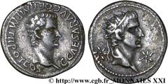 CALIGULA(16/03/37-24/01/41)Caius Cوsar Augustus Germanicus Denier N° v21_2340    Date : 37 Nom de l'atelier : Gaule, Lyon (Lugdunum) Métal : argent (fourré) Diamètre : 20mm Axe des coins : 3h. Poids :