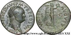 TITUS(1/07/69-13/09/81)Titus Flavius VespasianusAuguste(24/06/79-13/09/81) As, (MB, ئ 28) N° v21_2416    Date : 06-12/79 Nom de l'atelier : Rome Métal : cuivre Diamètre : 27,5mm Axe des coins : 6h. Po