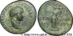 JUDEE - AGRIPPA II(48-95) Bronze (MB, ئ 29) N° v21_2438    Date : 94-95 Nom de l'atelier : Judée, Césarée Panias (Cوsarea Panias) Métal : bronze Diamètre : 29mm Axe des coins : 12h. Poids : 15,06g. De