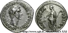 NERVA(18/09/96-25/01/98)Marcus Cocceius Nerva Denier N° v21_2442    Date : 97 Nom de l'atelier : Rome Métal : argent Diamètre : 18,5mm Axe des coins : 6h. Poids : 3,37g. Etat de conservation : TTB+ Pr