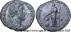 COMMODE(166-31/12/192)Lucius Aurelius CommodusAuguste(17/03/180-31/12/192) Sesterce, (GB, ئ 29) N° v21_2693    Date : 183 Nom de l'atelier : Rome Métal : bronze Diamètre : 29mm Axe des coins : 12h. Po