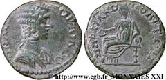 JULIA DOMNA(+ 27)Julia DomnaAugusta(194-217) Assarion, (PB, ئ 18) N° v21_2767    Date : c. 200 Nom de l'atelier : Mésie inférieure, Marcianopolis Métal : bronze ou cuivre Diamètre : 17,50mm Axe des co