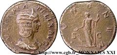JULIA DOMNA(+217) Julia DomnaAugusta(194-217) Sesterce, (GB, ئ 31) N° v21_2776    Date : 213 Nom de l'atelier : Rome Métal : bronze Diamètre : 31mm Axe des coins : 6h. Poids : 25,20g. Degré de rareté 