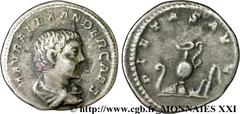 ALEXANDRE SEVERE(10/05/221-22/03/235)Marcus Aurelius Severus AlexanderCésar(10/05/221-13/03/222) Denier N° v21_2931    Date : 221 Nom de l'atelier : Rome Métal : argent Diamètre : 19mm Axe des coins :