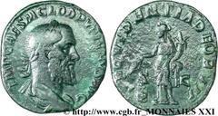 PUPIEN(02-04/05/238)Marcus Clodius Pupienus Maximus Sesterce, (GB, ئ 30) N° v21_2992    Date : 238 Nom de l'atelier : Rome Métal : bronze Diamètre : 29,50mm Axe des coins : 11h. Poids : 20,31g. Degré 