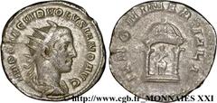VOLUSIEN(06/251-06/253)Caius Vibius Afinius Gallus Vendumnianus VolusianusAuguste(11/251-05/253) Antoninien N° v21_3135    Date : 252 Nom de l'atelier : Rome Métal : billon Diamètre : 21mm Axe des coi