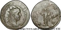 VOLUSIEN(06/251-06/253)Caius Vibius Afinius Gallus Vendumnianus VolusianusAuguste(11/251-05/253) Antoninien hybride de Trébonien Galle N° v21_3136    Date : 252 Nom de l'atelier : Rome Métal : billon 