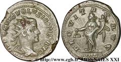 VOLUSIEN(06/251-06/253)Caius Vibius Afinius Gallus Vendumnianus VolusianusAuguste(11/251-05/253) Antoninien N° v21_3140    Date : fin 252 - mi-253 Nom de l'atelier : Syrie, Séleucie et Piérie, Antioch