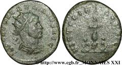 AURELIEN(07/270-09/275)Lucius Domitius Aurelianus Antoninien N° v21_3288    Date : début 269 Nom de l'atelier : Mysie, Cyzique (Cyzicus) Métal : billon Diamètre : 20,5mm Axe des coins : 6h. Poids : 4,