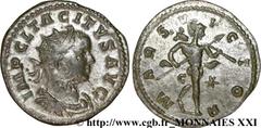 TACITE(11-12/275-06/276)Marcus Claudius Tacitus Aurelianus N° v21_3316    Date : 05-06/276 Nom de l'atelier : Gaule, Lyon (Lugdunum) Métal : billon Diamètre : 22,5mm Axe des coins : 6h. Poids : 3,98g.