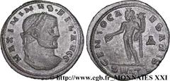 MAXIMIN II DAIA(1/05/305-04/313)Caius Galerius Valerius MaximinusFilius Augustorum(11/11/308-310) Follis ou nummus N° v21_3504    Date : 308-309 Nom de l'atelier : Macédoine, Thessalonique (Salonique)