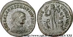 CONSTANTIN II(1/03/317-04/340)Flavius Claudius Julius ConstantinusCésar(1/03/317-9/09/337) Follis ou nummus N° v21_3662    Date : 321 Nom de l'atelier : Europe, Héraclée (Heraclea) Métal : cuivre Diam