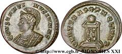 CONSTANTIN II(1/03/317-04/340)Flavius Claudius Julius ConstantinusCésar(1/03/317-9/09/337) Centenionalis ou nummus N° v21_3671    Date : 323-324 Nom de l'atelier : Bretagne, Londres (Londinium) Métal 