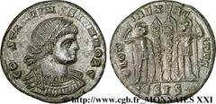 CONSTANTIN II(1/03/317-04/340)Flavius Claudius Julius ConstantinusCésar(1/03/317-9/09/337) Centenionalis ou nummus N° v21_3680    Date : 330-333 Nom de l'atelier : Savie, Siscia (Sisak) Métal : cuivre