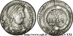 JOVIEN(27/06/363-17/02/364)Flavius Claudius Jovianus Silique N° v21_3770    Date : 363-364 Nom de l'atelier : Viennoise, Arles (Arelatum ou Constantia) Métal : argent Diamètre : 16,5mm Axe des coins :