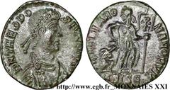 THEODOSE Ier(19/01/379-17/01/395)Flavius Theodosius Nummus, (PB, ئ 3) N° v21_3824    Date : 379-381 Nom de l'atelier : Savie, Siscia (Sisak) Métal : cuivre Diamètre : 17,5mm Axe des coins : 12h. Poids