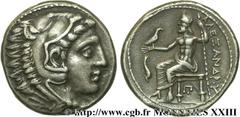 ROYAUME DE MACEDOINE - PHILIPPE III ARRHIDEE(323-316 avant J.-C.)Monnayage au nom et au type d'Alexandre III le Grand Tétradrachme N° v23_0060    Date : c. 320-317 AC. Nom de l'atelier : Macédoine, Am