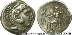 ROYAUME DE MACEDOINE - PHILIPPE III ARRHIDEE(323-316 avant J.-C.)Monnayage au nom et au type d'Alexandre III le Grand Tétradrachme N° v23_0061    Date : c. 320-317 AC. Nom de l'atelier : Macédoine, Pe