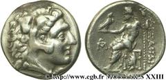 ROYAUME DE MACEDOINE - ANTIGONE LE BORGNE(323-301 avant J.-C.)Monnayage au nom et au type d'Alexandre III le Grand Drachme N° v23_0064    Date : c. 310-301 AC. Nom de l'atelier : Troade, Abydos Métal 