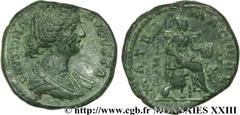 FAUSTINE JEUNE(+175)Annia Galeria FaustinaAugusta(146-175) Moyen bronze, dupondius ou as (MB, ئ 25) N° v23_0453    Date : 161-175 Nom de l'atelier : Rome Métal : bronze Diamètre : 24,5mm Axe des coins