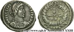 JULIEN II LE PHILOSOPHE(6/11/355-26/06/363)Flavius Claudius JulianusAuguste(02/360-26/06/363) Silique N° v23_0635    Date : 362-363 Nom de l'atelier : Viennoise, Arles (Arelatum ou Constantia) Métal :