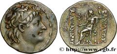 SYRIA - SELEUKID KINGDOM - ALEXANDER II ZEBINA Type : Tétradrachme  Date : c. 128-123 AC.  Mint name / Town : Syrie, Antioche  Metal : silver  Diameter : 28,5  mm Orientation dies : 12  h. Weight : 16