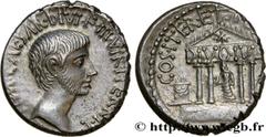 OCTAVIAN Type : Denier  Date : printemps - été  Date : c. 36 AC.  Mint name / Town : Rome ou Italie  Metal : silver  Millesimal fineness : 950  ‰ Diameter : 18  mm Orientation dies : 6  h. Weight : 4,