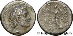 SYRIA - SELEUKID KINGDOM - ALEXANDER II ZEBINA Type : Hemidrachme  Date : c. 128-123 AC.  Mint name / Town : Antioche, Syrie  Metal : silver  Diameter : 12,5  mm Orientation dies : 12  h. Weight : 1,8
