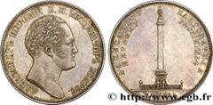 RUSSIA - NICOLAS Ier Type : Rouble commémoratif pour le monument d'Alexandre Ier  Date : 1834  Mint name / Town : Saint-Pétersbourg  Quantity minted : 15000  Metal : silver  Millesimal fineness : 868 