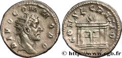 DIVI consecration of TRAJANUS DECIUS Type : Antoninien  Date : 251  Mint name / Town : Rome  Metal : billon  Millesimal fineness : 400  ‰ Diameter : 21,5  mm Orientation dies : 12  h. Weight : 4,02  g