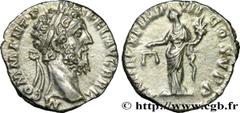 COMMODUS Type : Denier  Date : mai - septembre  Date : 186  Mint name / Town : Rome  Metal : silver  Millesimal fineness : 750  ‰ Diameter : 16,5  mm Orientation dies : 12  h. Weight : 2,62  g. Rarity