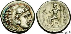 ROYAUME DE MACEDOINE - PHILIPPE III ARRHIDEE(323-316 avant J.-C.)Monnayage au nom et au type d'Alexandre III le Grand Tétradrachme N° v11_0052    Date : c. 323-320 AC. Nom de l'atelier : Macédoine, Am