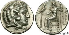 ROYAUME DE MACEDOINE - PHILIPPE III ARRHIDEE(323-316 avant J.-C.)Monnayage au nom de Philippe III et au type d'Alexandre Tétradrachme N° v11_0060    Date : c. 323-317 AC. Nom de l'atelier : Chypre, Sa