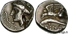 PAPHLAGONIE - SINOPE(365-322 avant J.-C.) Drachme N° v11_0107    Date : c. 350 AC. Nom de l'atelier : Paphlagonie, Sinope Métal : argent Diamètre : 18,5mm Axe des coins : 6h. Poids : 6,00g. Degré de r