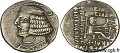 ROYAUME PARTHE - ORODES II(58-37 avant J.-C.) Drachme N° v11_0166    Date : c. 50 AC. Nom de l'atelier : Parthie, Rhagو (Téhéran) Métal : argent Diamètre : 19mm Axe des coins : 12h. Poids : 3,92g. Deg