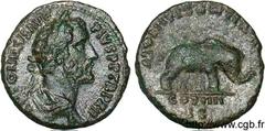 ANTONIN LE PIEUX(25/02/138-7/03/161)Titus Aurelius Fulvus Boionius Arrius AntoninusAuguste(10/07/138-7/03/161) As, (MB, ئ, 26) N° v11_0268    Date : 148-149 Nom de l'atelier : Rome Métal : cuivre Diam
