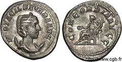 OTACILIA SEVERA(+249)Marcia Otacilia SeveraFemme de Philippe Ier, mère de Philippe II - Augusta (244-249) Antoninien N° v11_0341    Date : 247 Nom de l'atelier : Rome Métal : billon Diamètre : 23mm Ax
