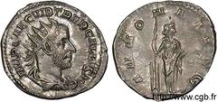 TREBONIEN GALLE(06/251-06/253)Caius Vibius Trebonianus Gallus Antoninien N° v11_0356    Date : 253 Nom de l'atelier : Rome Métal : billon Diamètre : 20mm Axe des coins : 6h. Poids : 2,79g. Etat de con