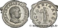 Coinage from the military crisis BALBINUS Denier 238 Rome R2 silver (20mm, 2,73g, 12h) Obverse : IMP C D CAEL BALBINVS AVG Buste lauré, drapé et cuirassé de Balbin à droite, vu de trois quarts en avan
