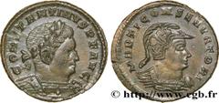 Coinage from the Tetrarchy and Constantine I CONSTANTINE I THE GREAT Follis ou nummus Augustus 313 Ticinum R1 copper (19,5mm, 3,00g, 6h) Obverse : CONSTANTINVS P F AVG Buste lauré et cuirassé de Const
