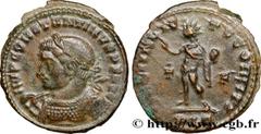 Coinage from the Tetrarchy and Constantine I CONSTANTINE I THE GREAT Follis ou nummus Augustus 315 Lyon UNIQUE copper (21,5mm, 2,47g, 12h) Obverse : IMP CONSTANTINVS P F AVG Buste lauré et cuirassé de