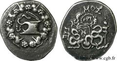 MYSIE - PERGAME(133-67 avant J.-C.) Cistophore N° v24_0088    Date : c. 123-100 AC. Nom de l'atelier : Pergame Métal : argent Diamètre : 28,5mm Axe des coins : 12h. Poids : 11.,48g. Etat de conservati