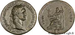 DOMITIEN(12/69-18/09/96)Titus Flavius Domitianus Auguste(13/09/81-18/09/96) Sesterce, (GB, ئ 35) N° v24_0307    Date : 90 Nom de l'atelier : Rome Métal : bronze Diamètre : 34,5mm Axe des coins : 7h. P