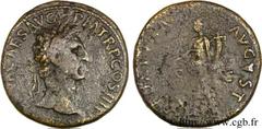 NERVA(18/09/96-25/01/98)Marcus Cocceius Nerva Sesterce, (GB, ئ 34) N° v24_0313    Date : 97 Nom de l'atelier : Rome Métal : bronze Diamètre : 33,5mm Axe des coins : 6h. Poids : 28,87g. Degré de rareté