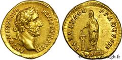 ANTONIN LE PIEUX(25/02/138-7/03/161)Titus Aurelius Fulvus Boionius Arrius AntoninusAuguste(10/07/138-7/03/161) Aureus N° v24_0363    Date : 158-159 Nom de l'atelier : Rome Métal : or Diamètre : 18,5mm